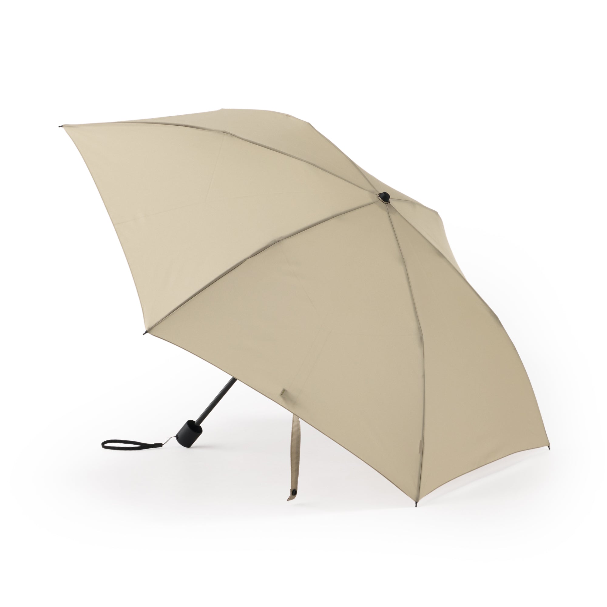 2-Way Foldable All-Weather Umbrella Beige