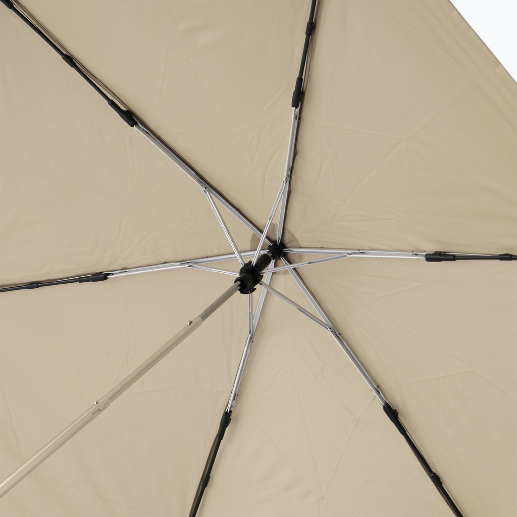 All-Weather Foldable Umbrella Beige