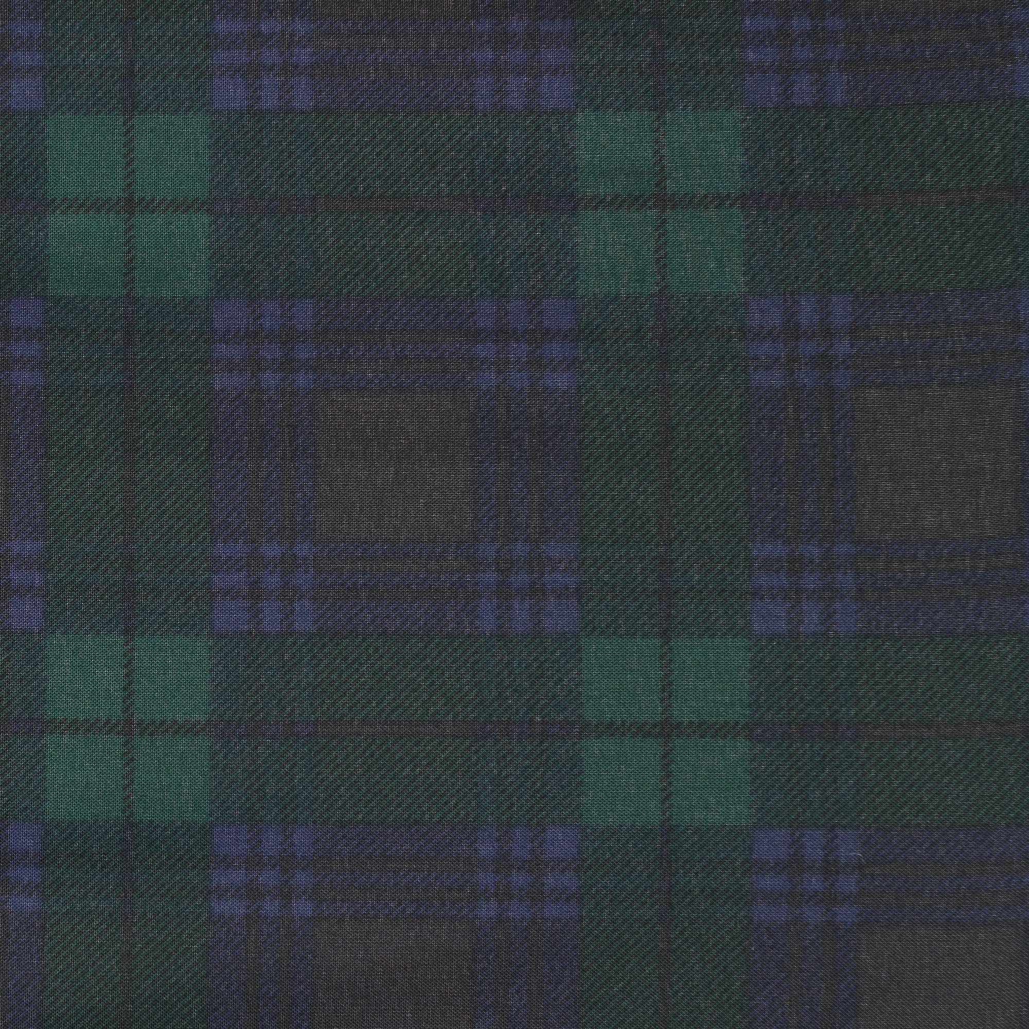 All-Weather Foldable Umbrella Dark Green Check