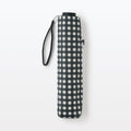 All-Weather Foldable Umbrella Black Check