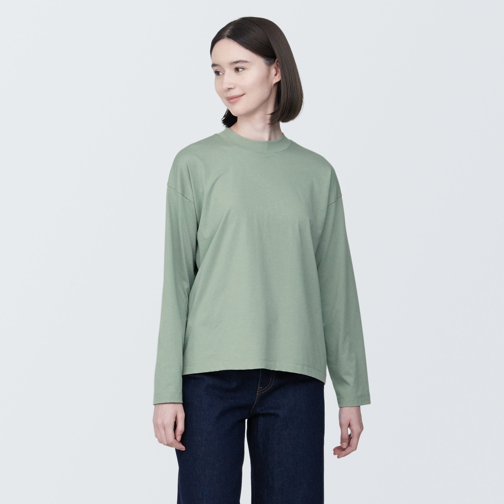 Women's Jersey Crewneck Long Sleeve T-Shirt