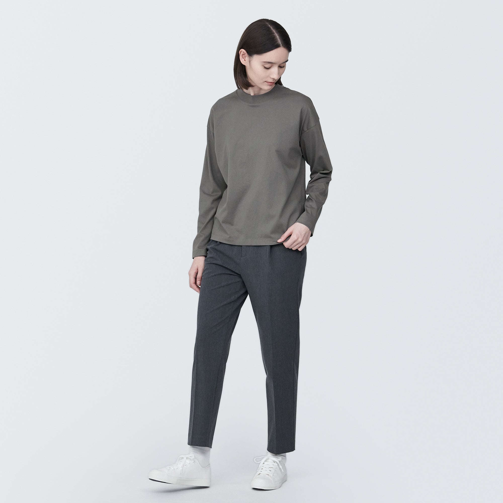 Women's Jersey Crewneck Long Sleeve T-Shirt