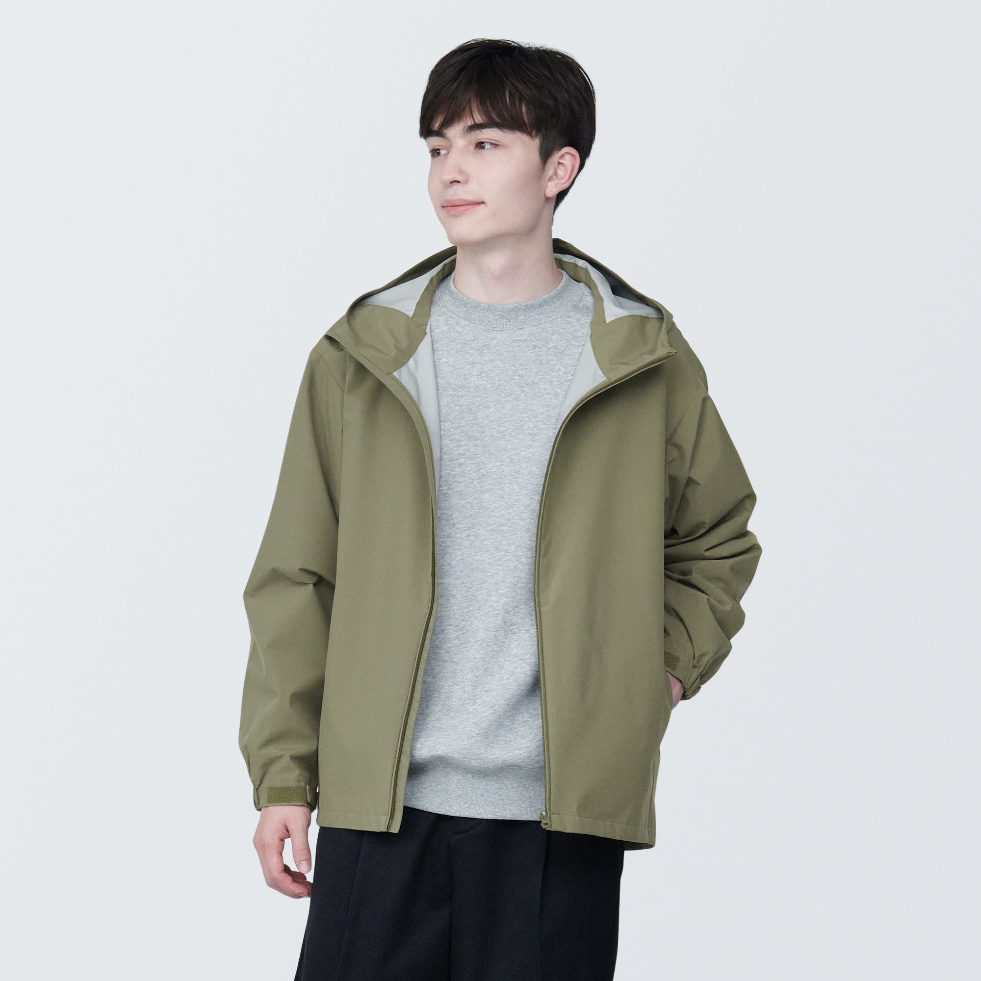 Men's Water Repellent Hooded Jacket