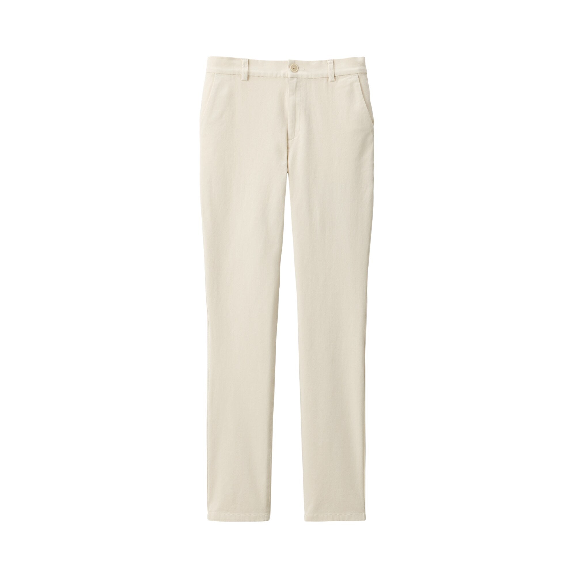 Women's 4-Way Stretch Chino Slim Tapered Pants (L 32inch / 80cm)