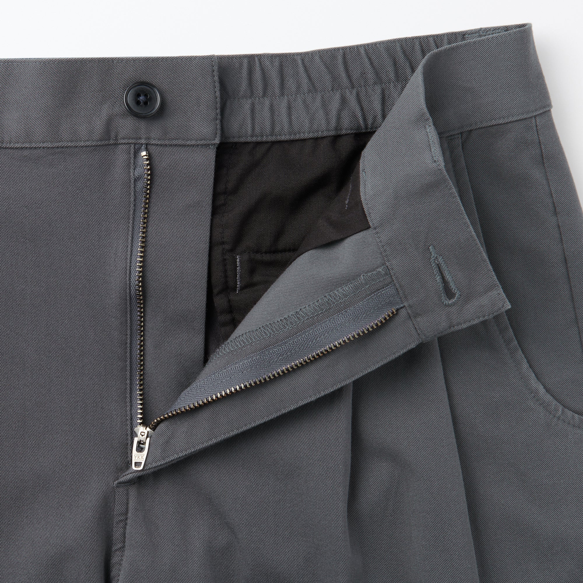 Pleated Wide Chino Pants