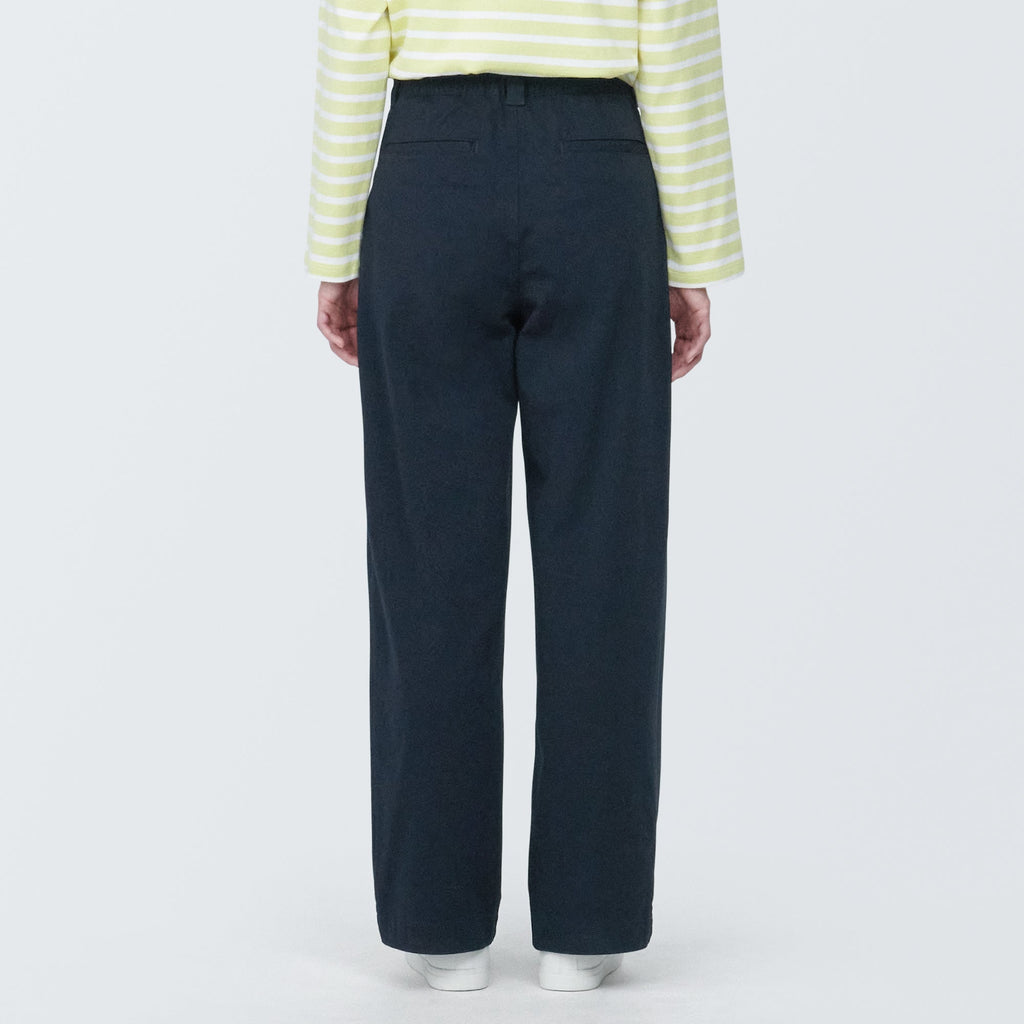 Pleated Wide Chino Pants