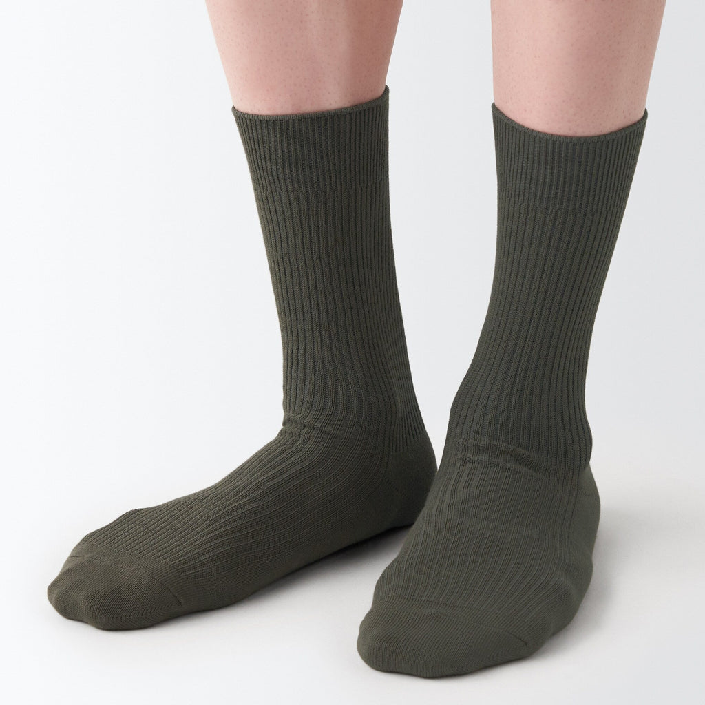 Right Angle Ribbed Socks