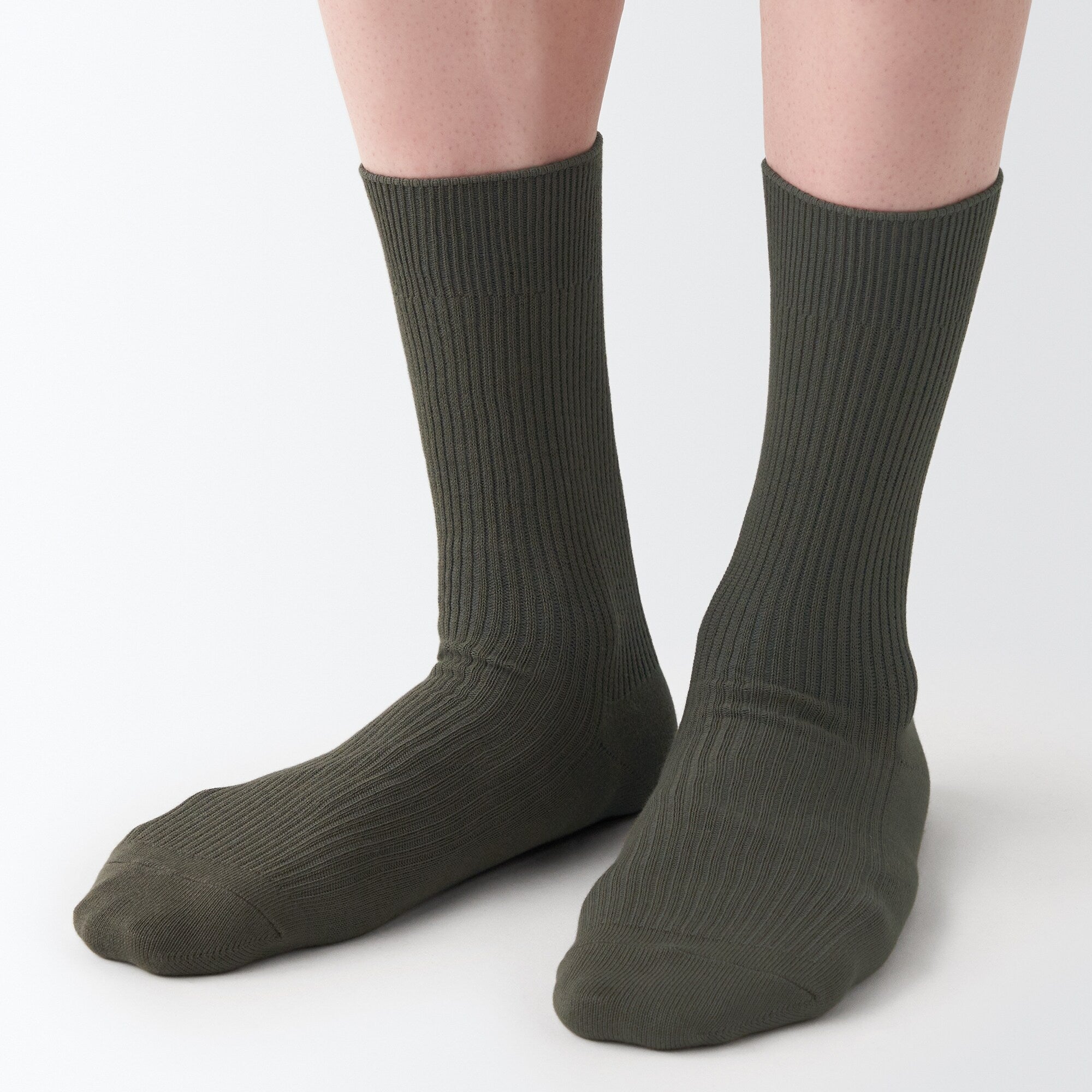 Right Angle Ribbed Socks