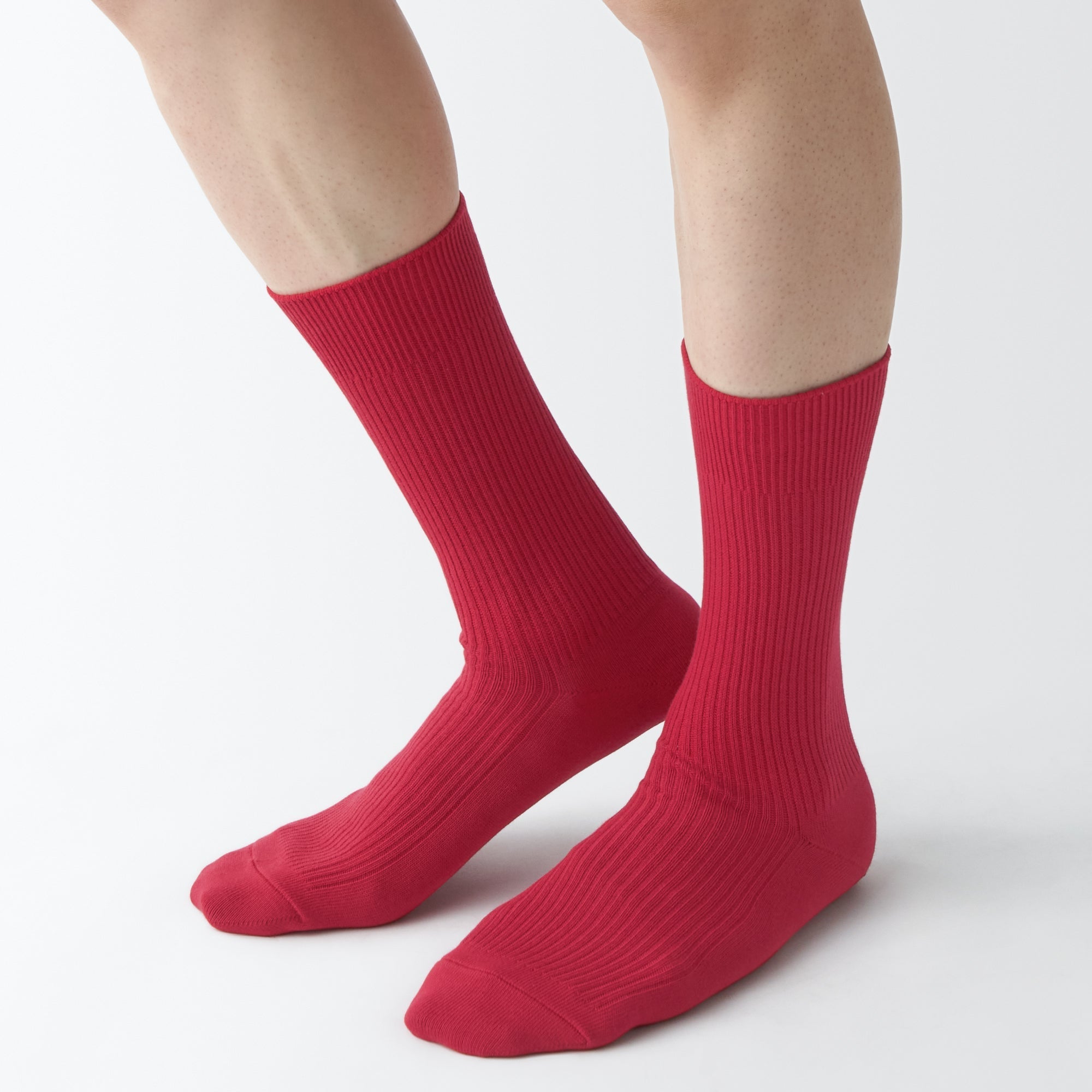 Right Angle Ribbed Socks