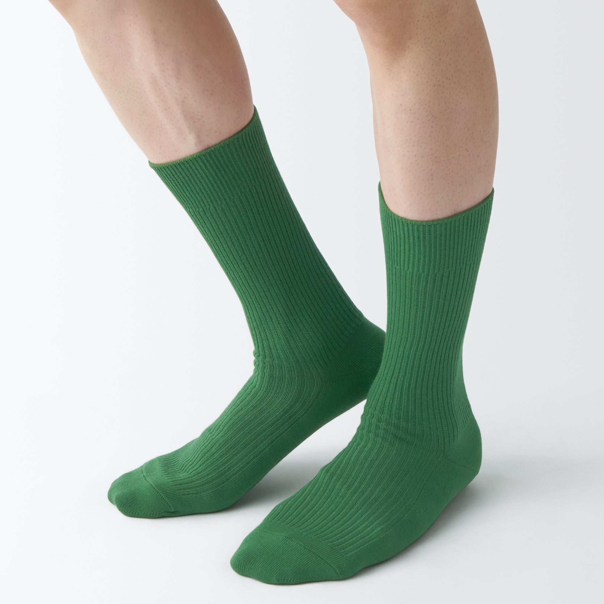 Right Angle Ribbed Socks