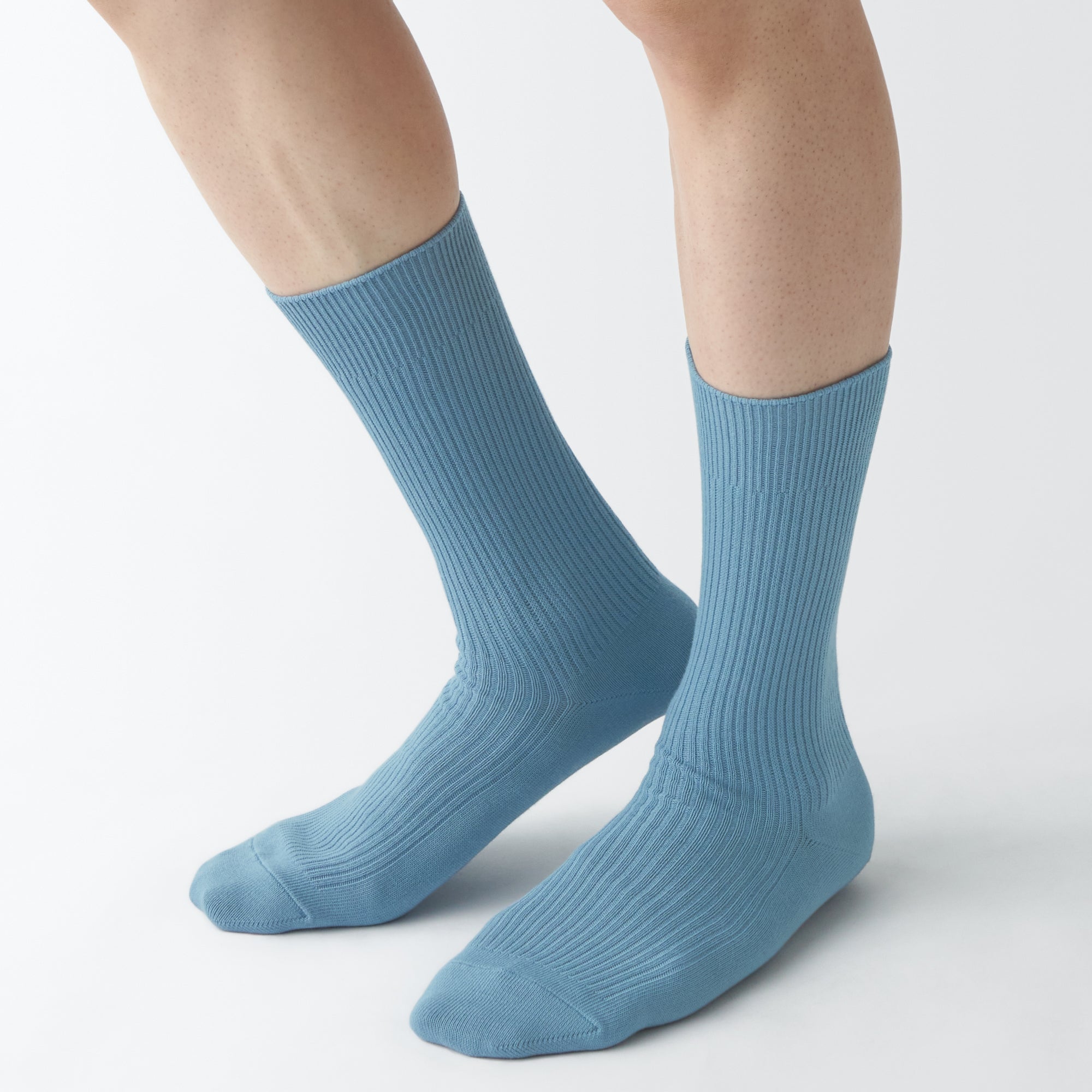 Right Angle Ribbed Socks