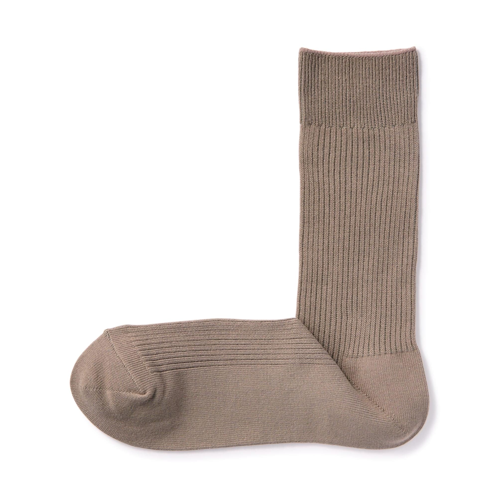 Right Angle Ribbed Socks