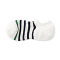 Right Angle Striped Sneaker Socks