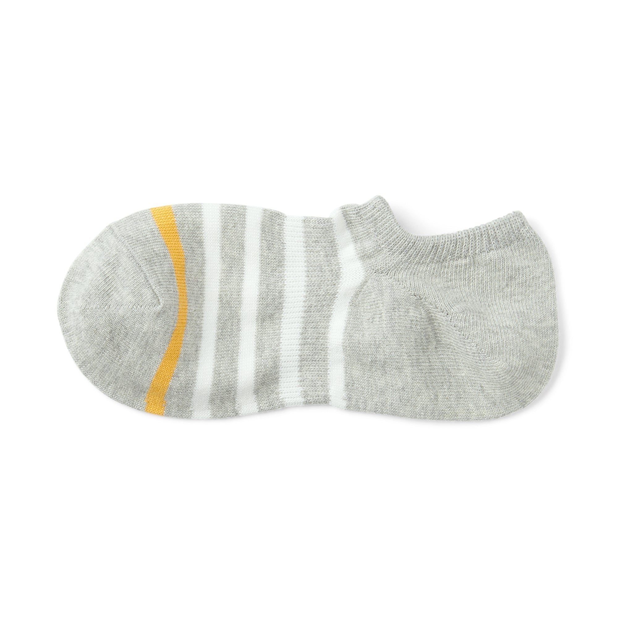 Right Angle Striped Sneaker Socks