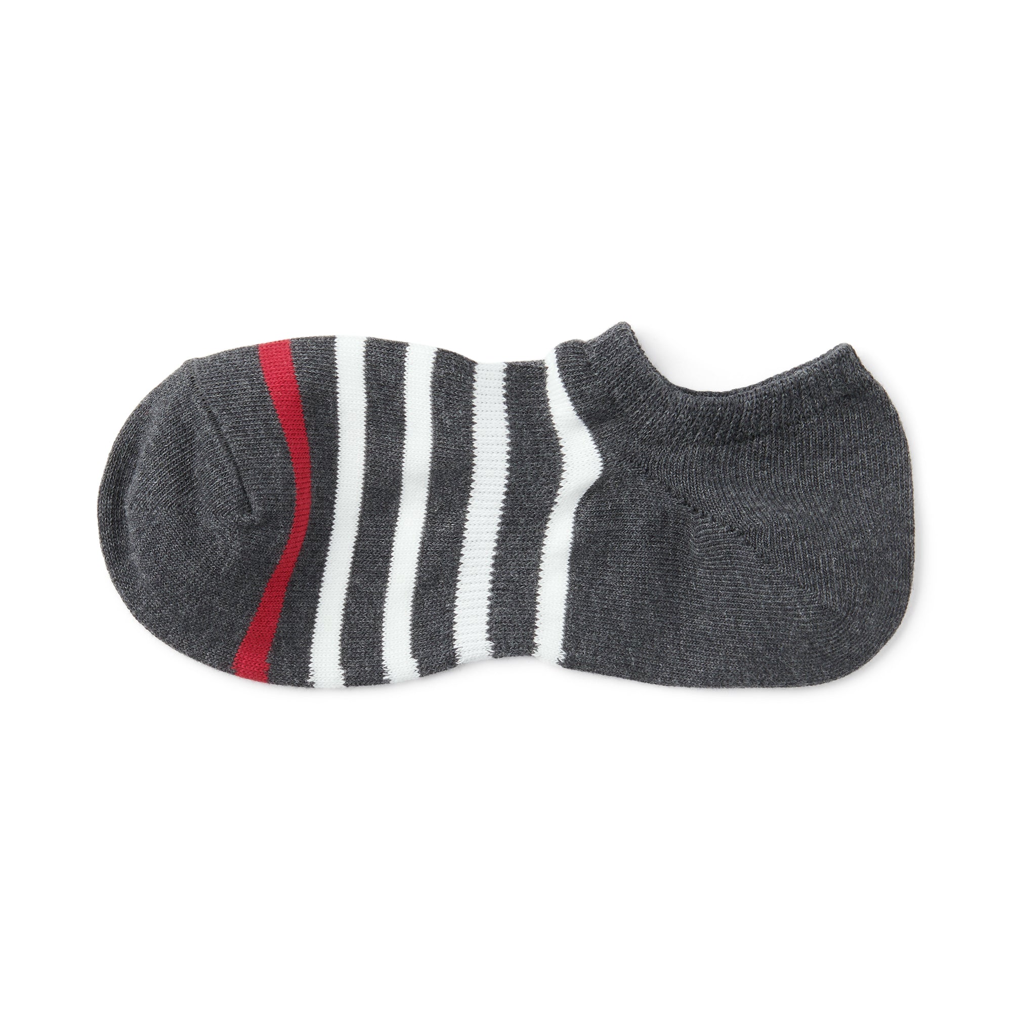 Right Angle Striped Sneaker Socks