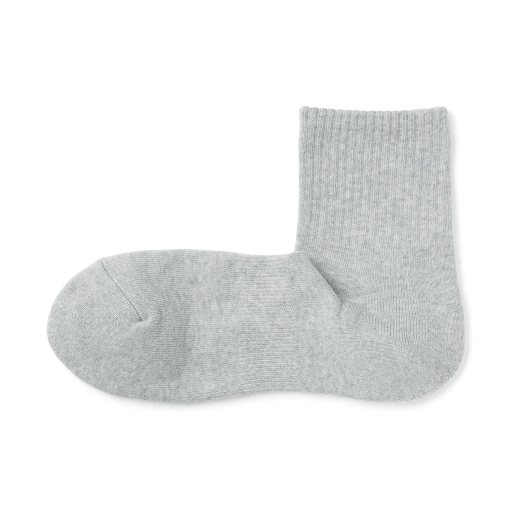 Right Angle Pile Short Socks