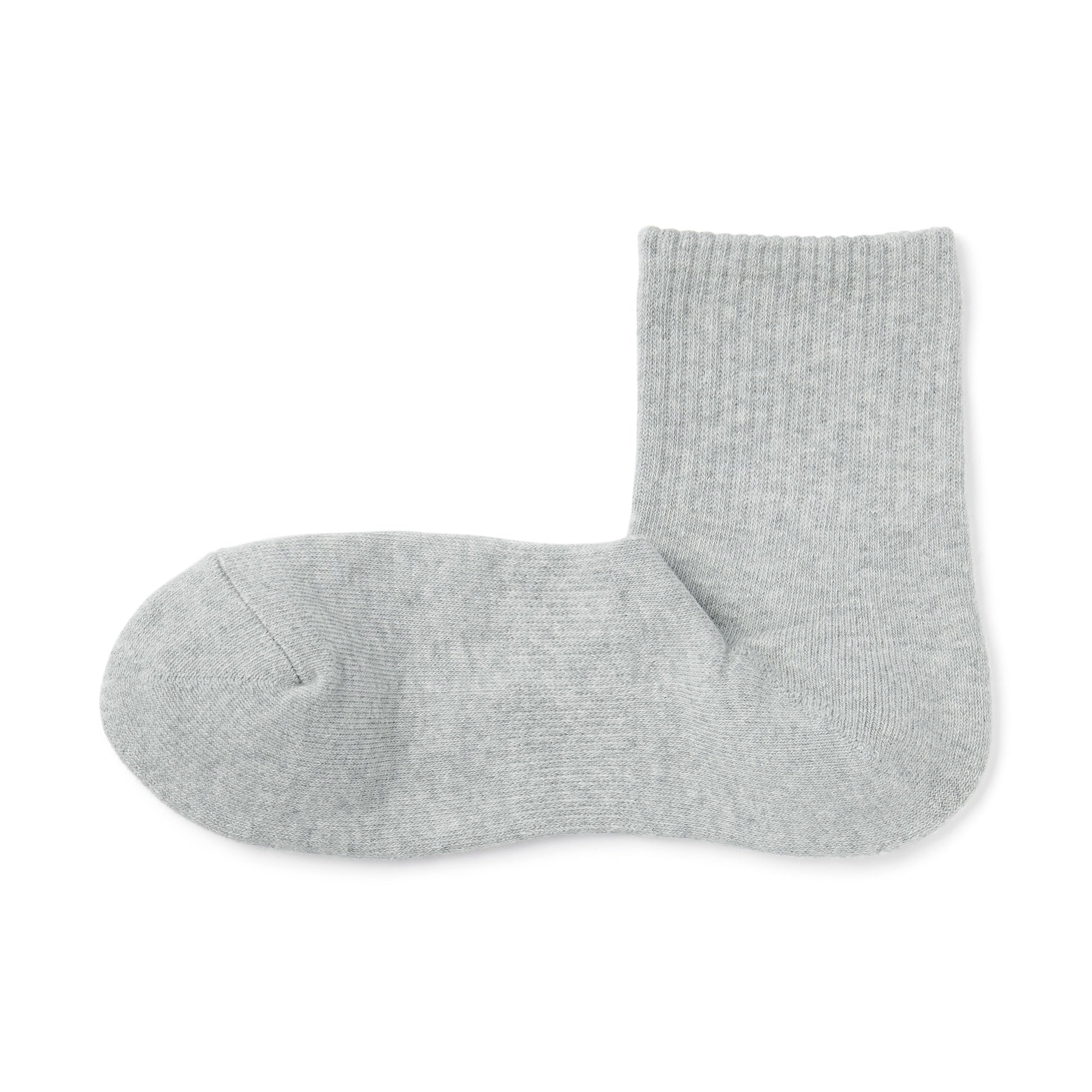 Right Angle Pile Short Socks