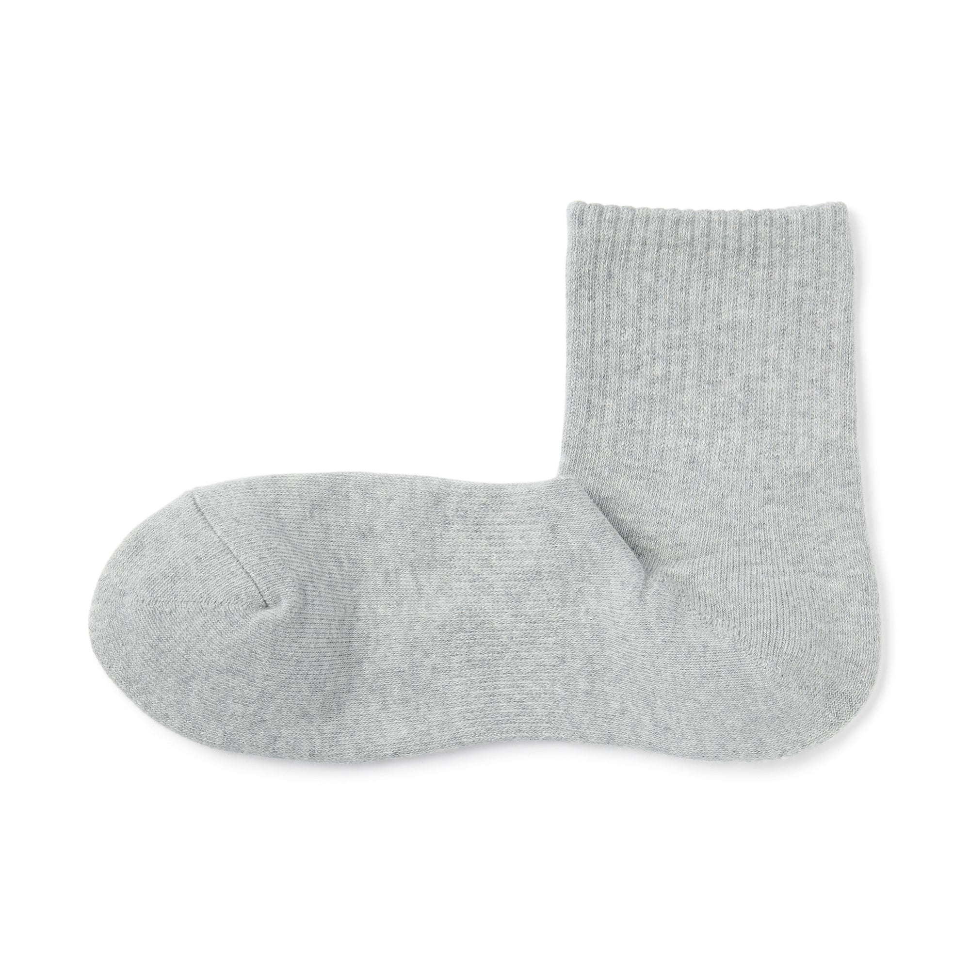 Right Angle Pile Short Socks