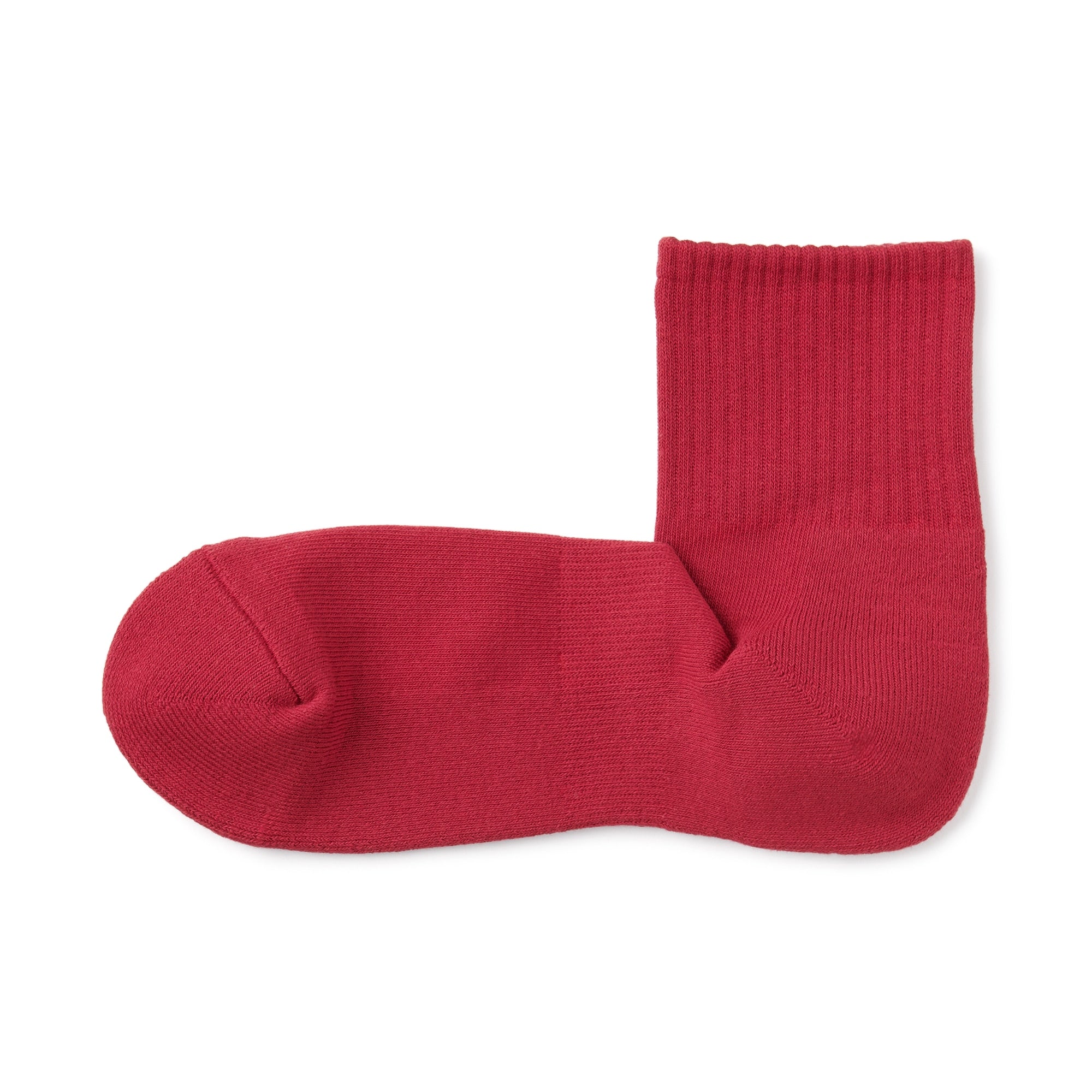 Right Angle Pile Short Socks
