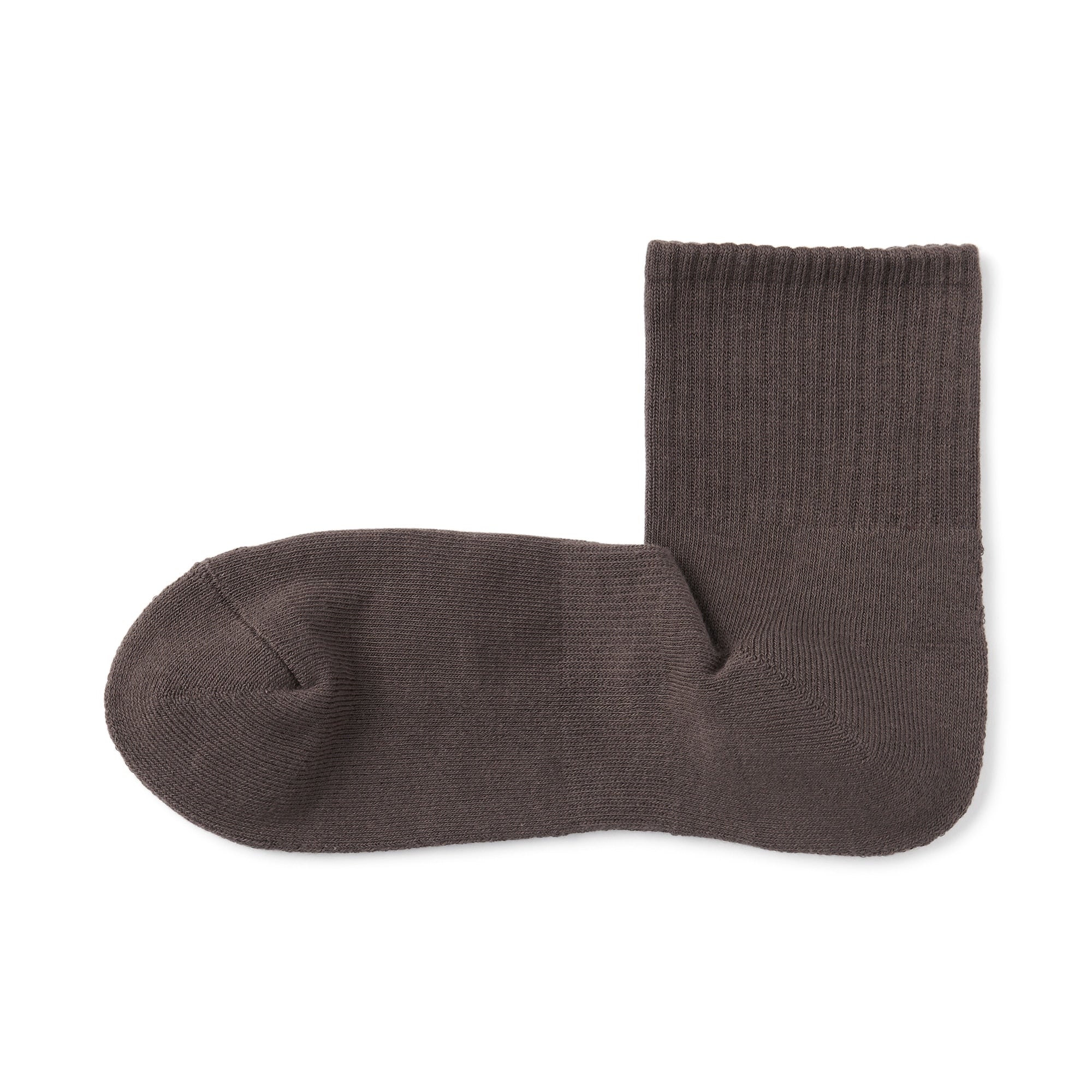 Right Angle Pile Short Socks