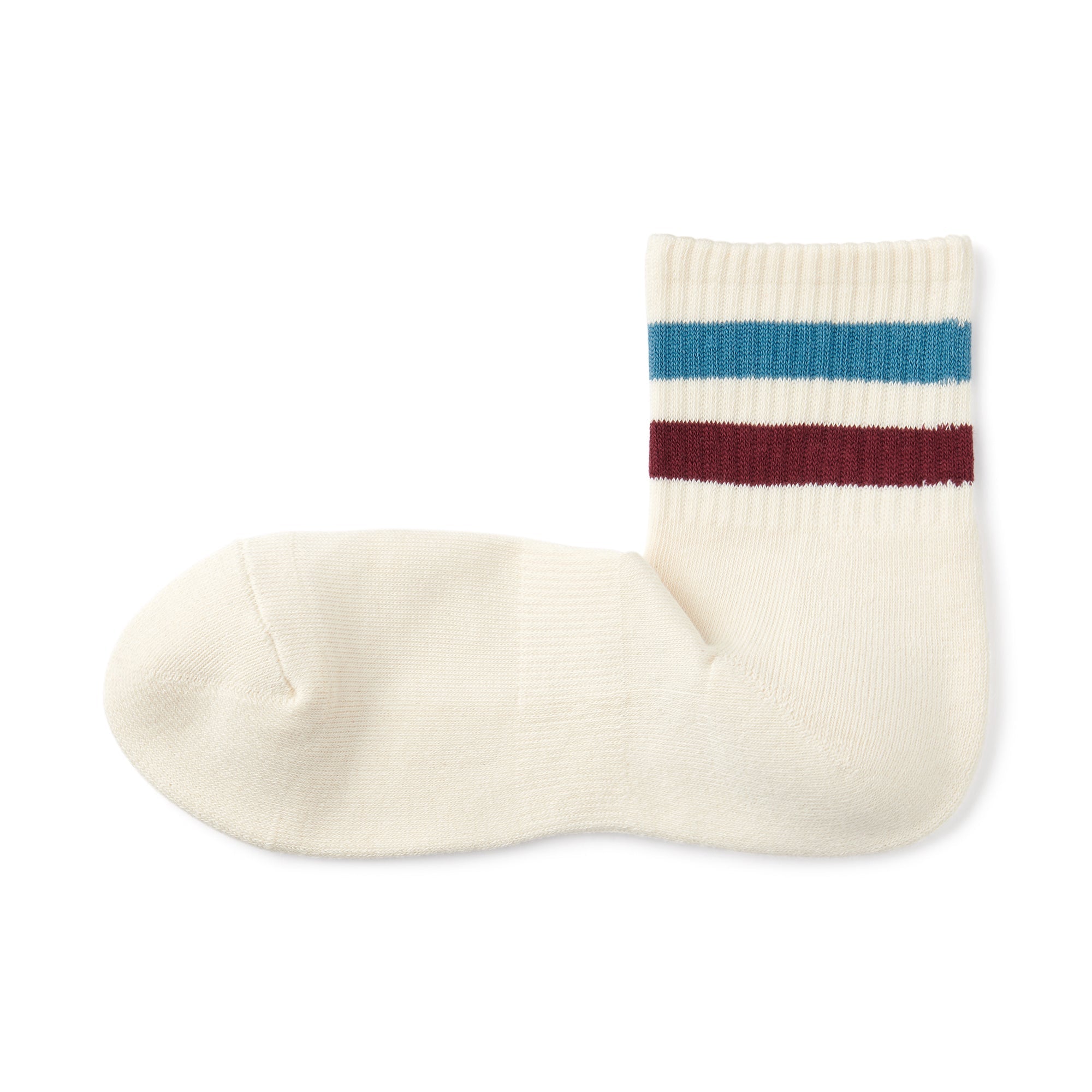 Right Angle Pile Short Socks