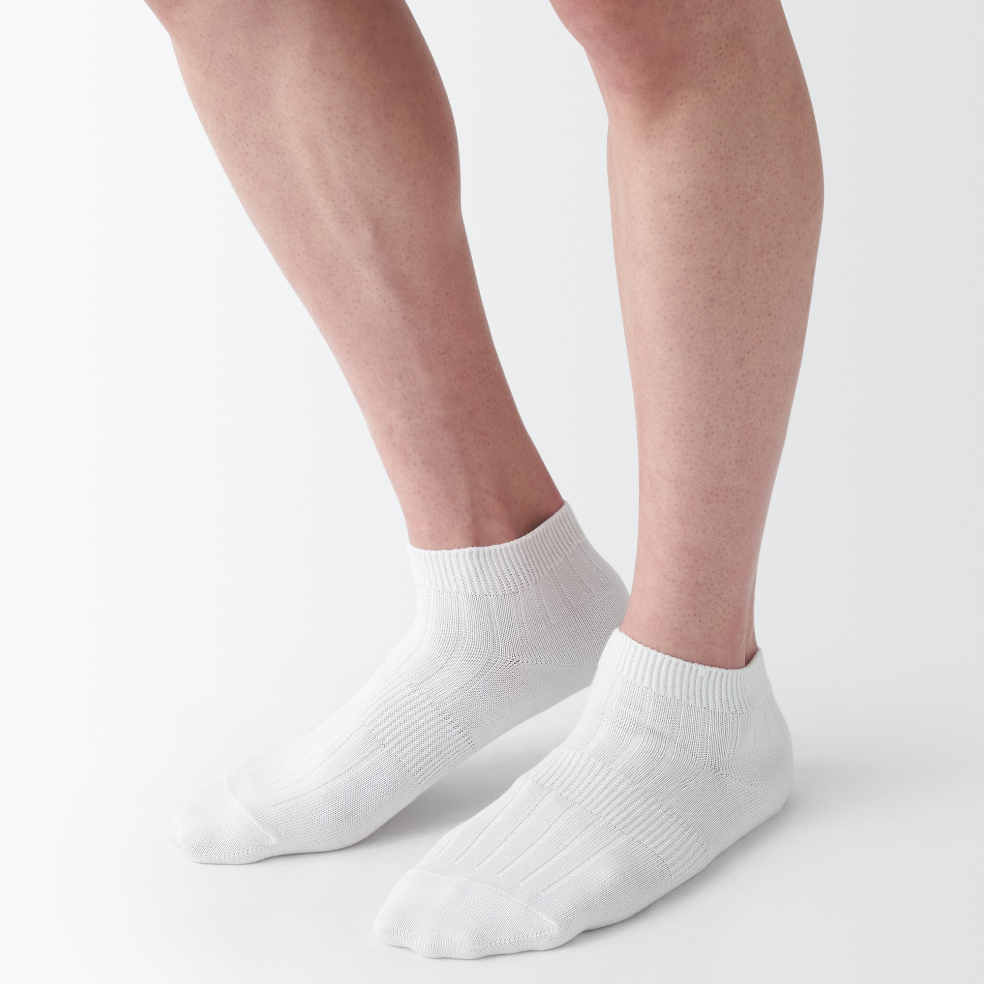 Right Angle Pile Short Socks