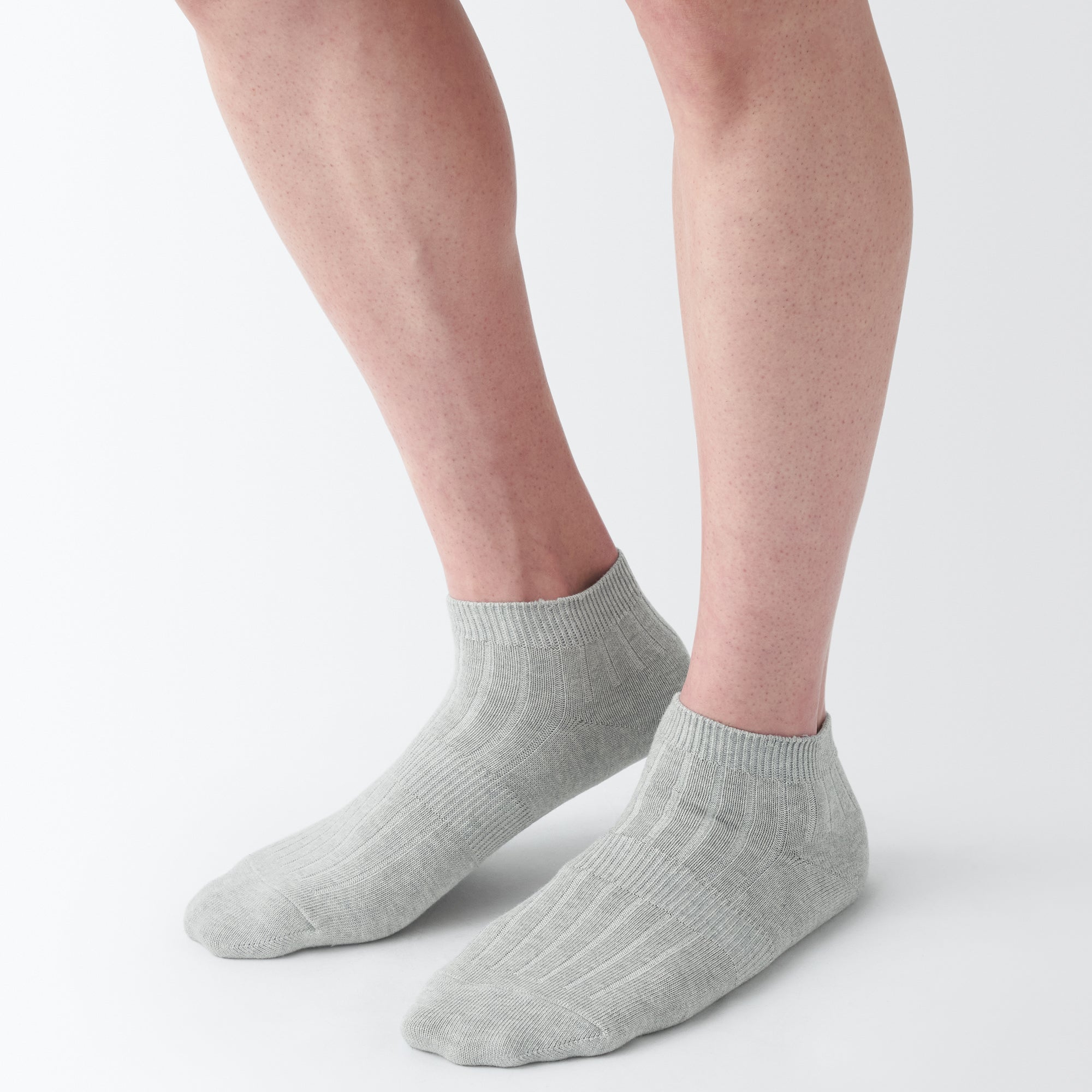 Right Angle Pile Short Socks