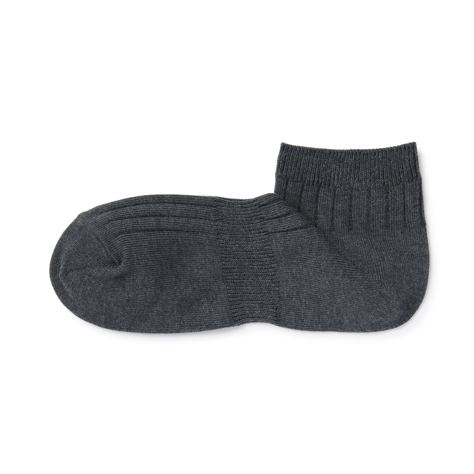 Right Angle Pile Short Socks