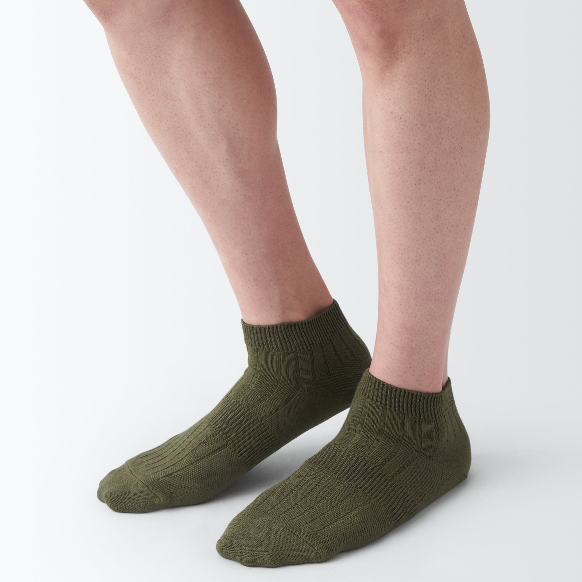 Right Angle Pile Short Socks