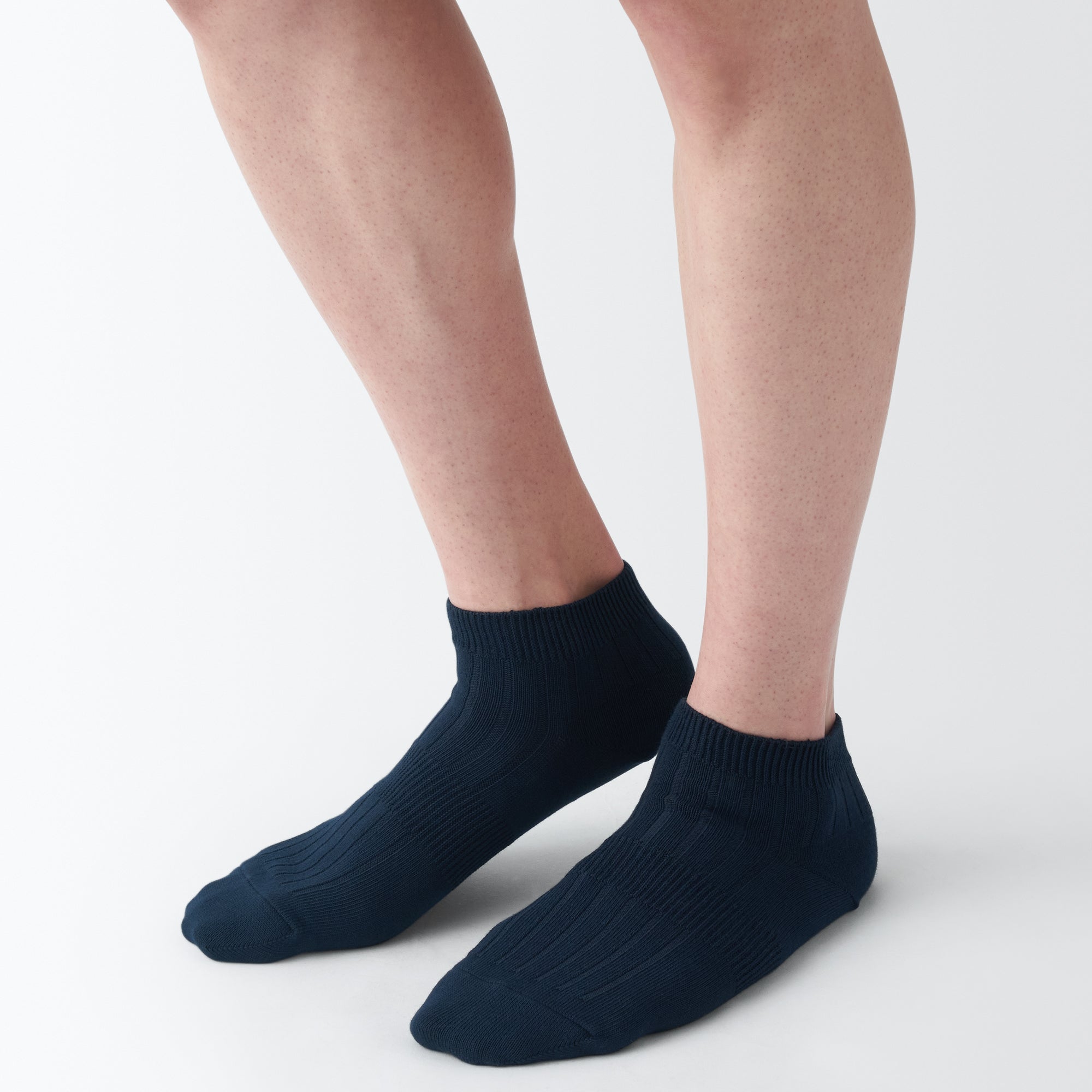 Right Angle Pile Short Socks