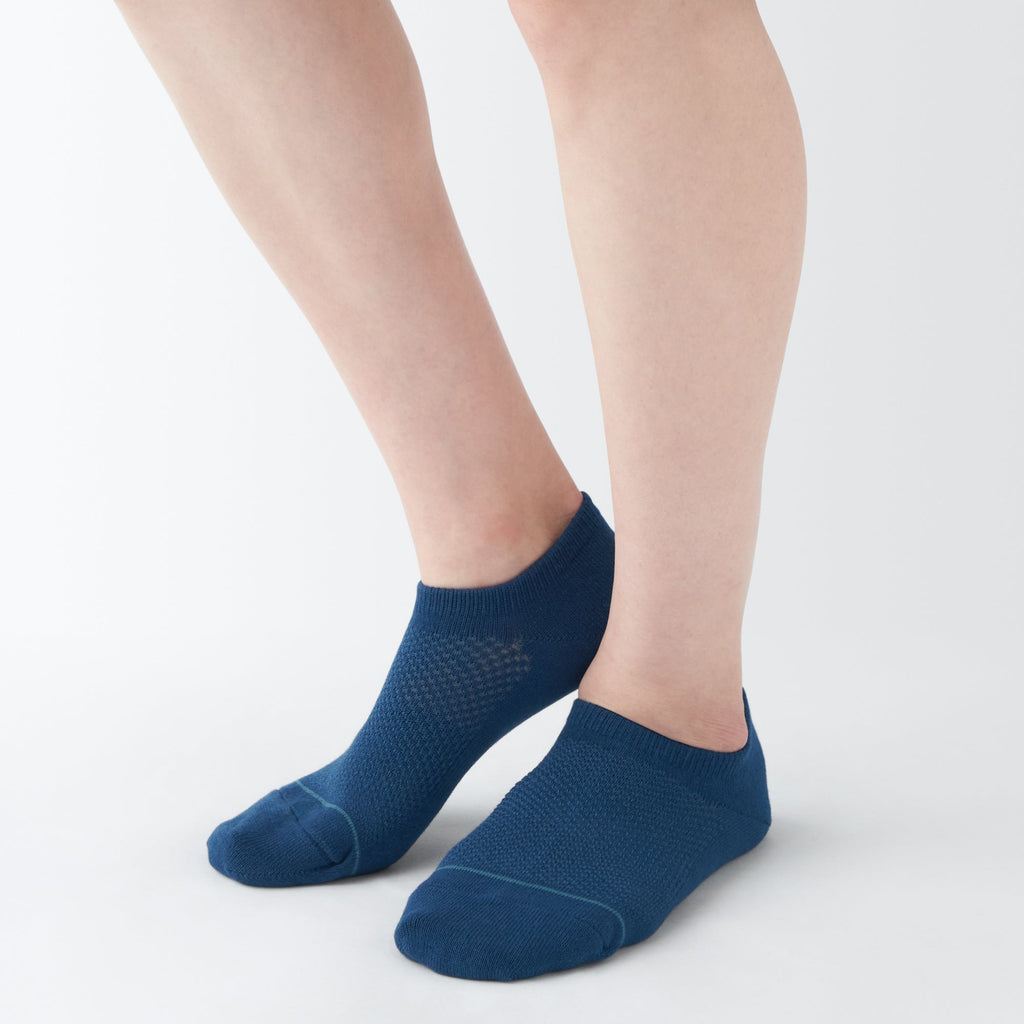 Right Angle Breathable Mesh Sneaker Socks