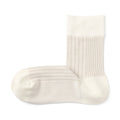 Lustrous Cotton Yarn Short Socks