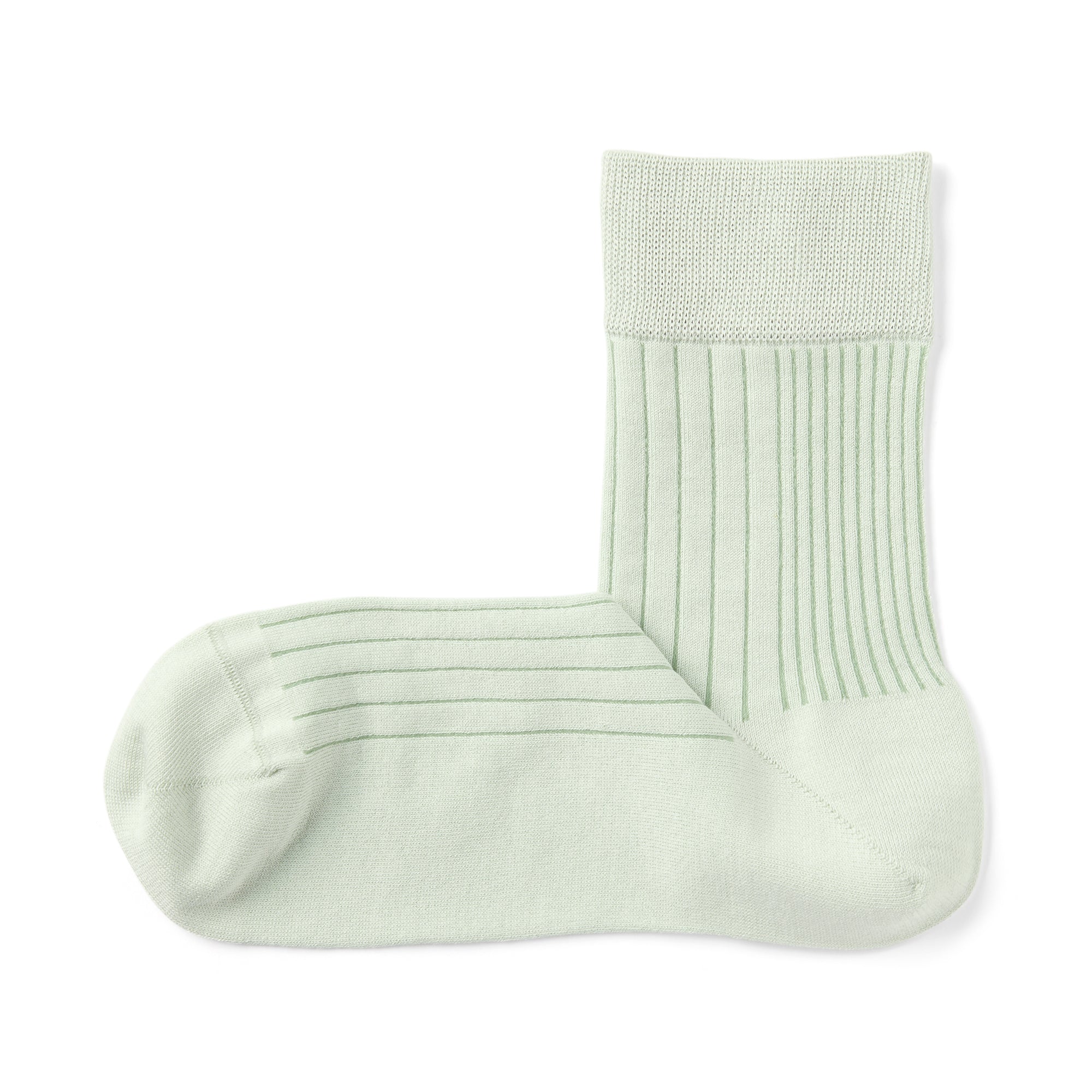 Lustrous Cotton Yarn Short Socks