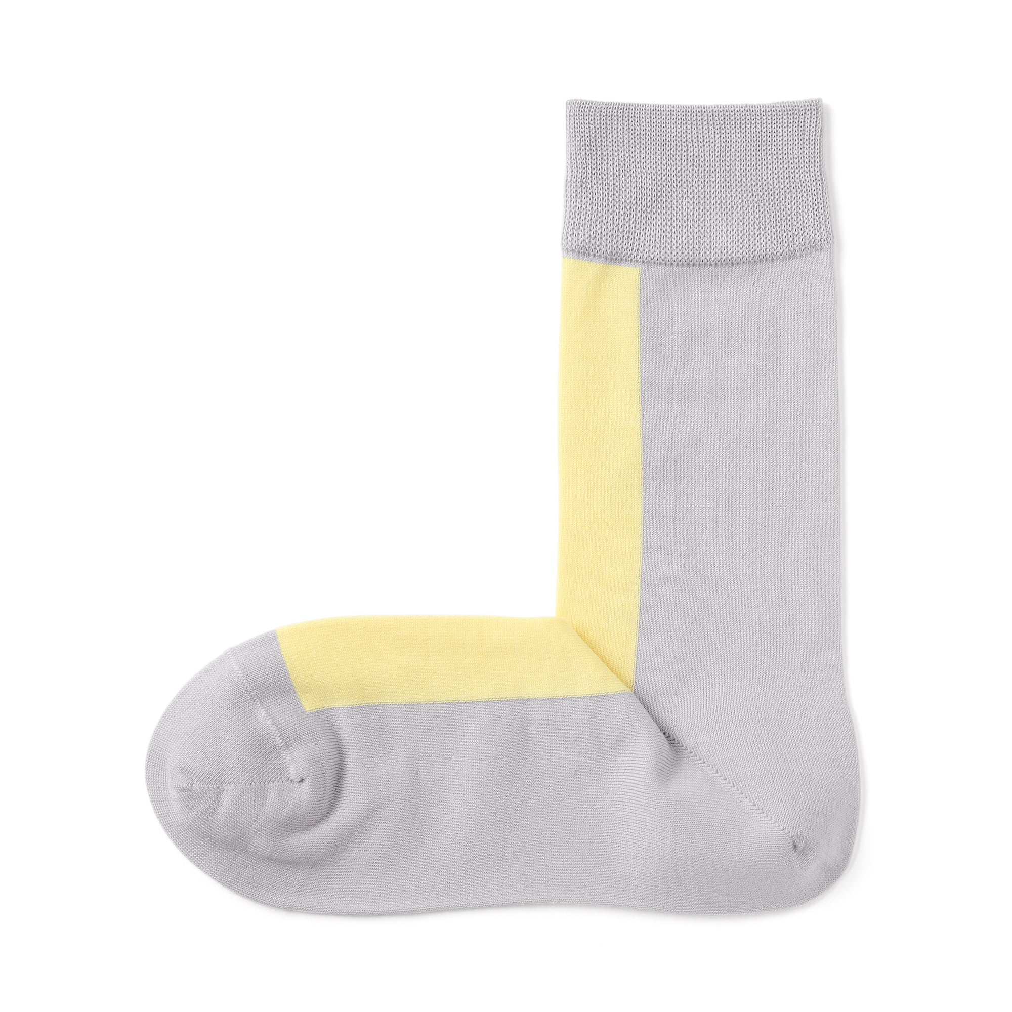 Lustrous Cotton Yarn Patterned Socks