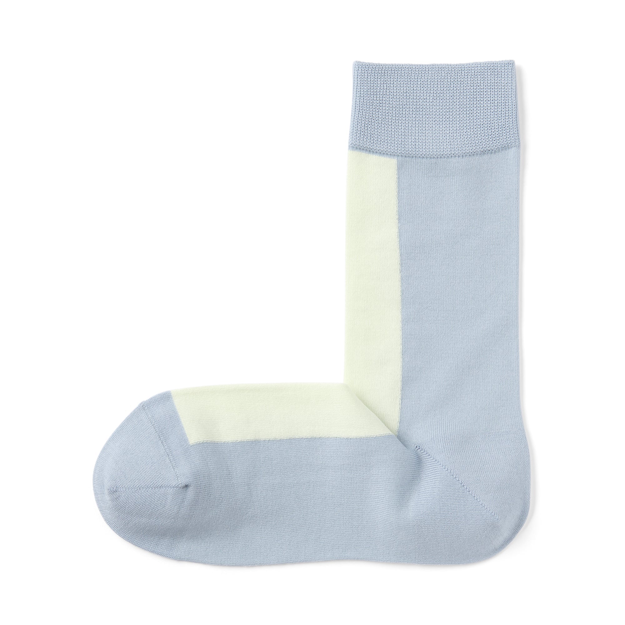 Lustrous Cotton Yarn Patterned Socks