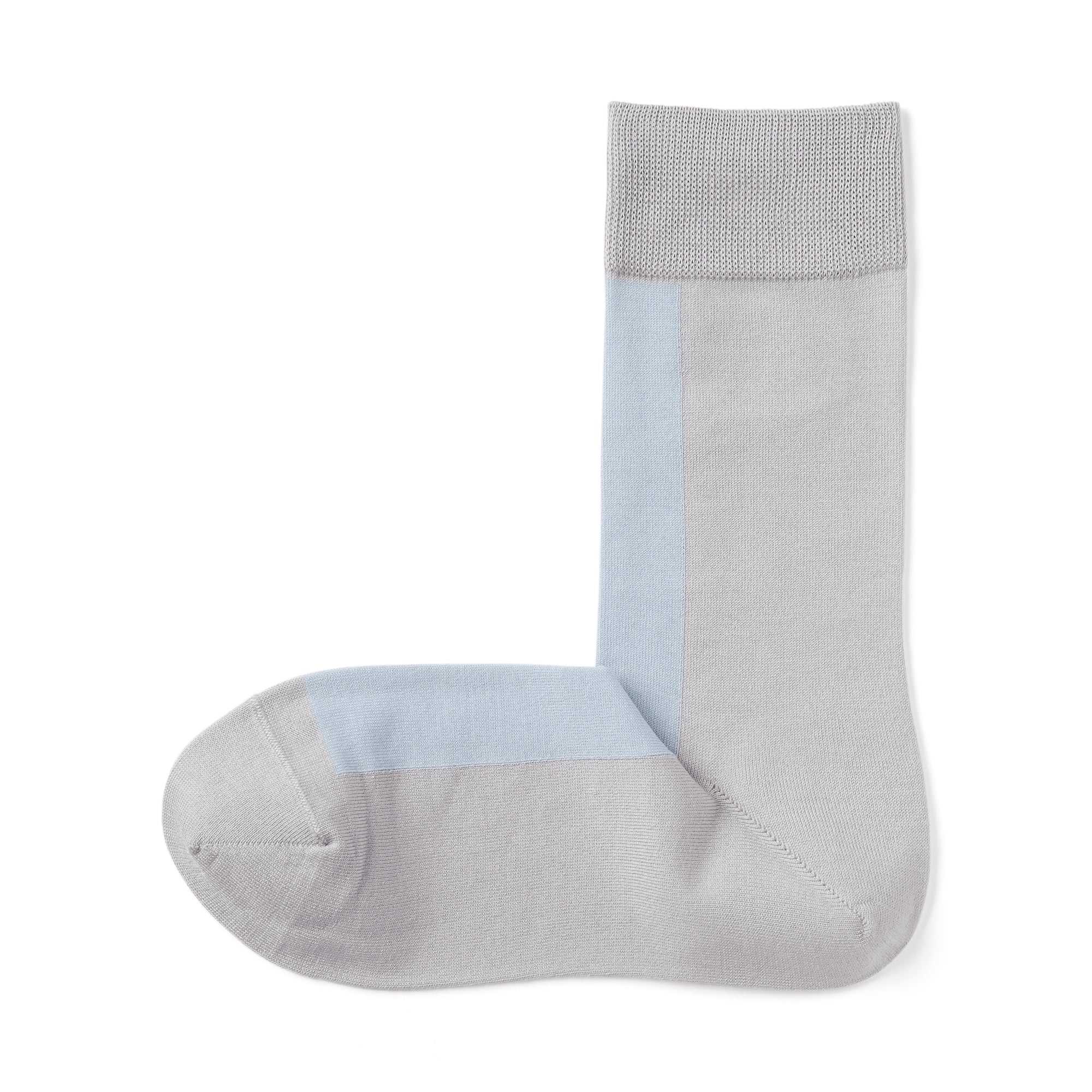 Lustrous Cotton Yarn Patterned Socks