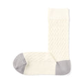Lustrous Cotton Yarn Pattern Stitch Socks