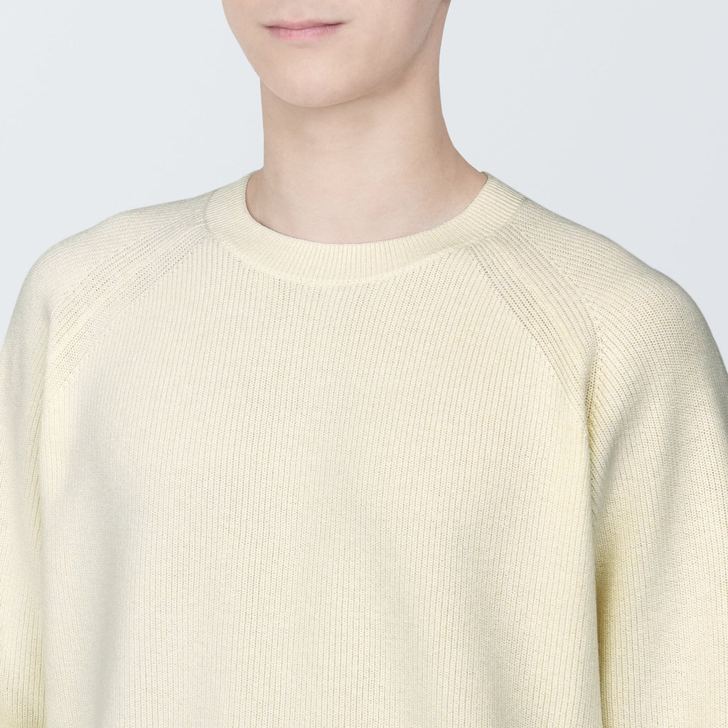 Men's Washable Ribbed Crewneck Sweater