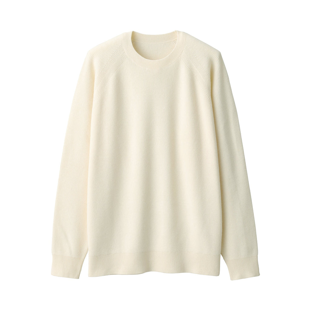 Men's Washable Ribbed Crewneck Sweater