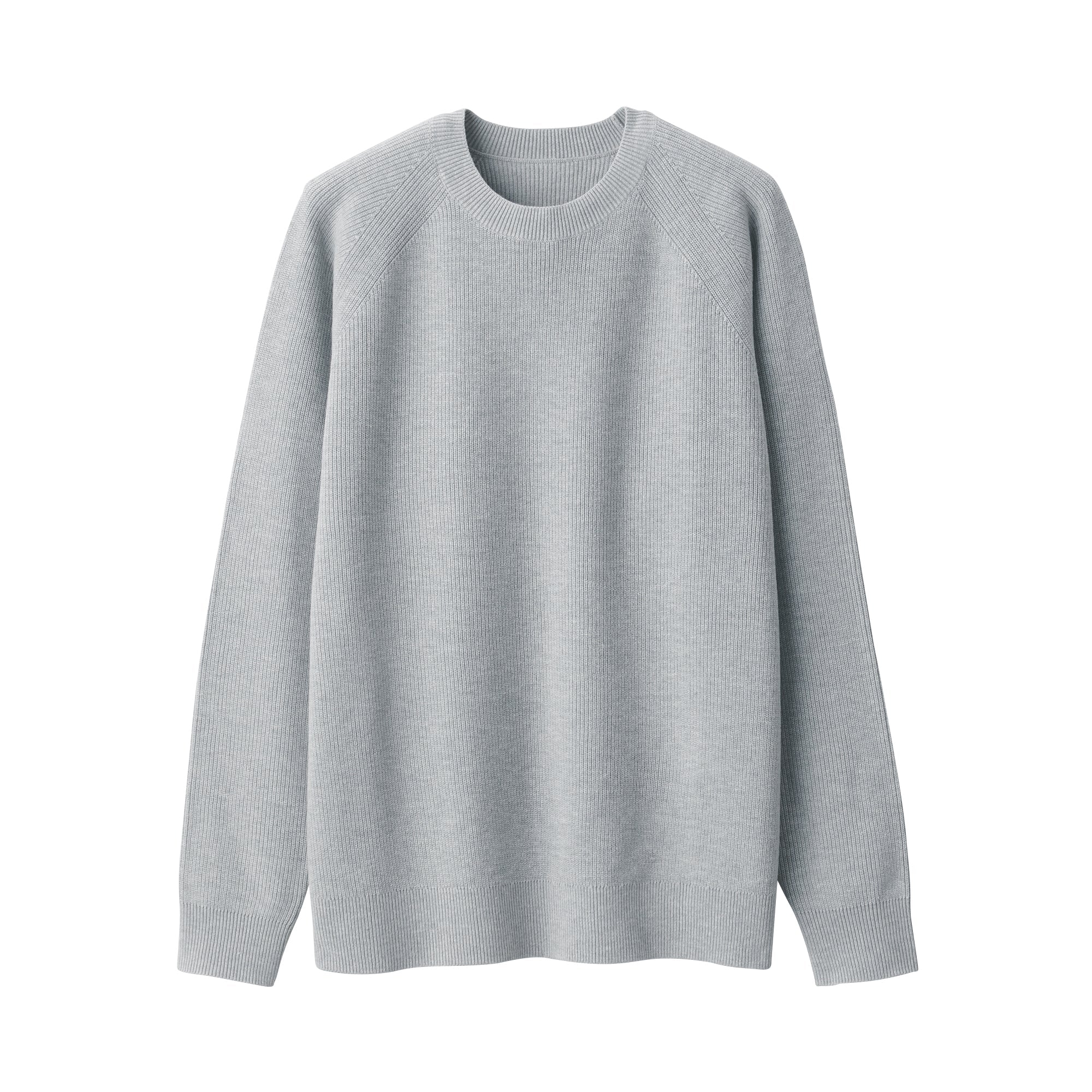 Men's Washable Ribbed Crewneck Sweater