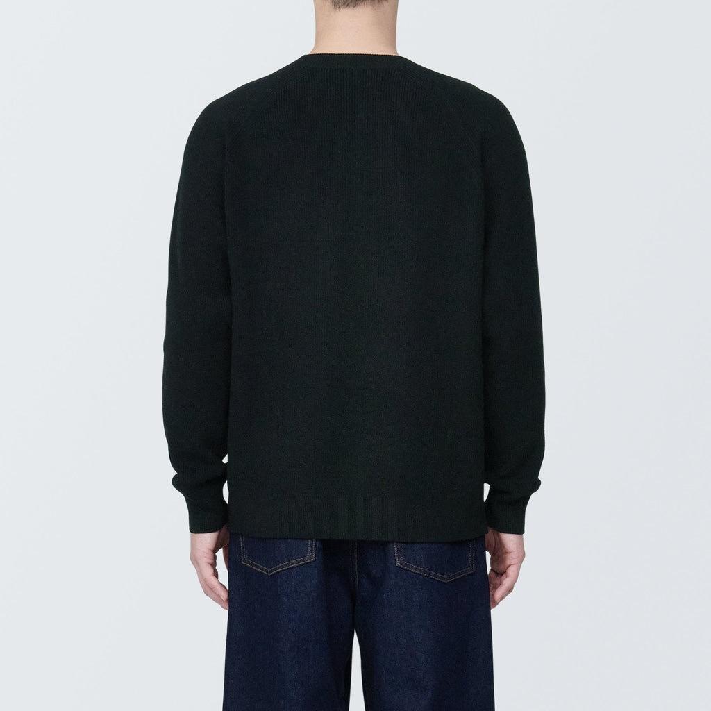 Men's Washable Ribbed Crewneck Sweater