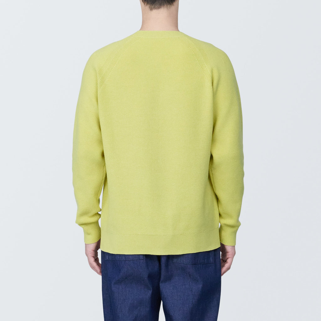 Men's Washable Ribbed Crewneck Sweater