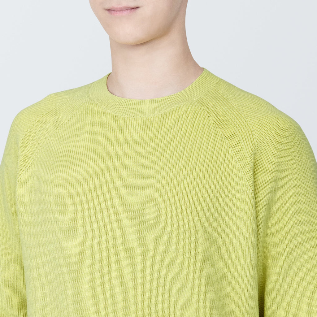 Men's Washable Ribbed Crewneck Sweater