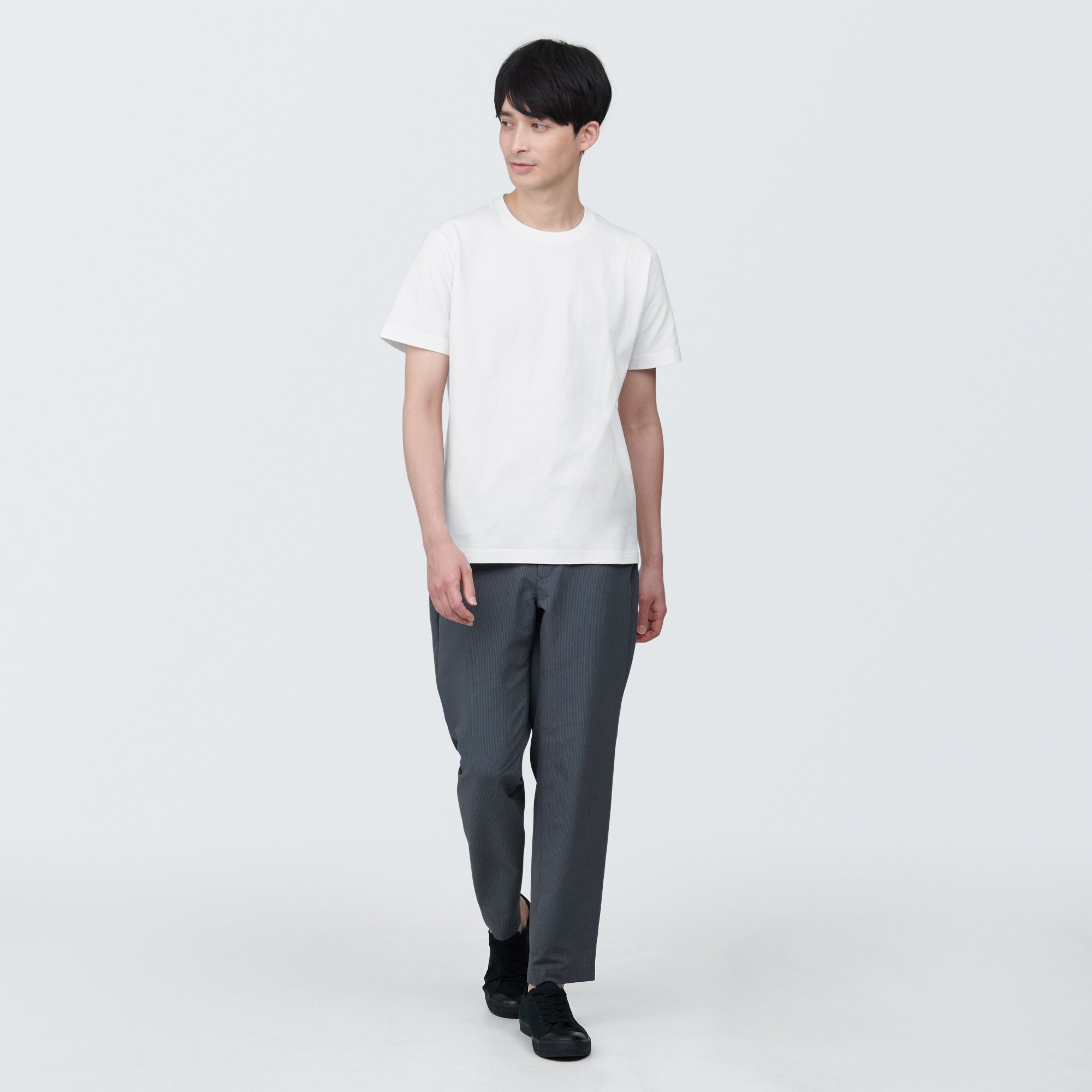 Men's Washed Jersey Crewneck Short Sleeve T-Shirt