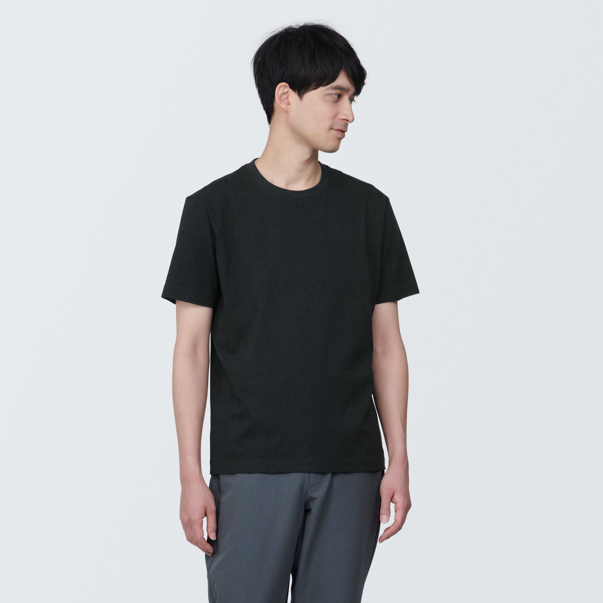 Men's Washed Jersey Crewneck Short Sleeve T-Shirt
