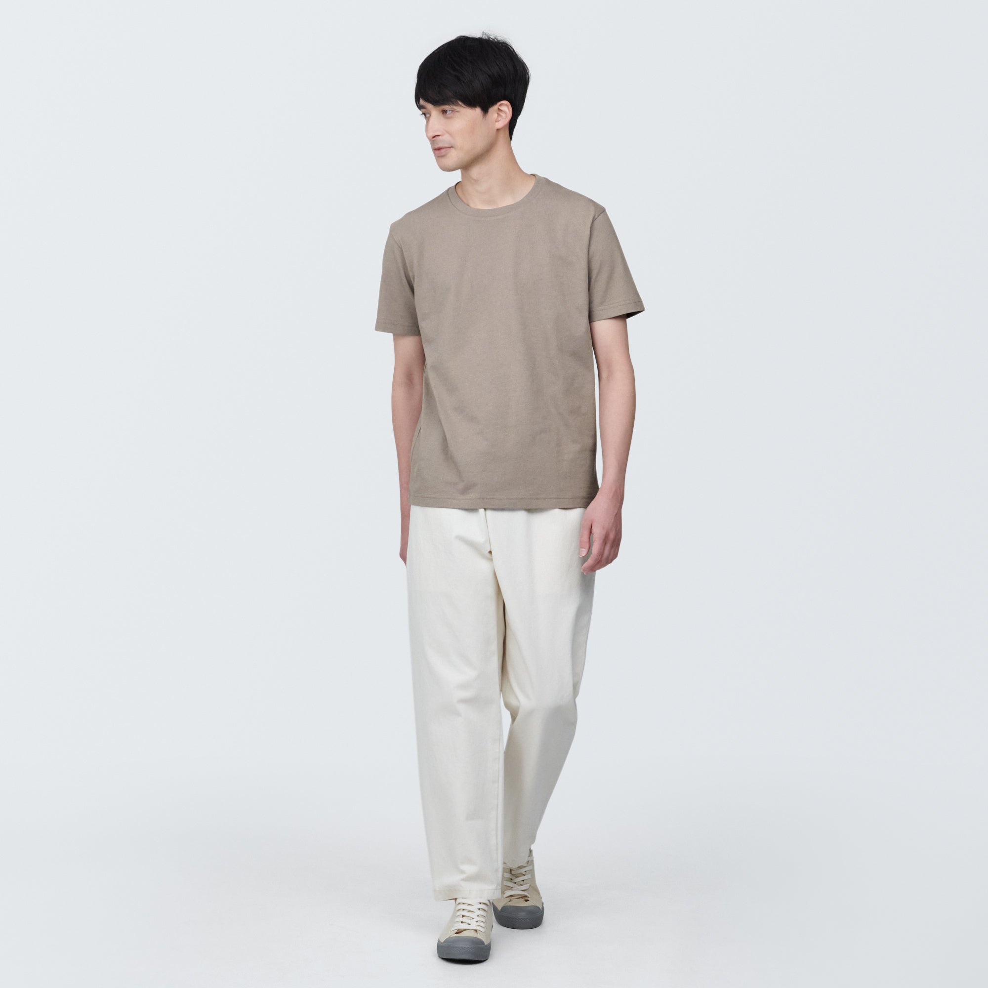 Men's Washed Jersey Crewneck Short Sleeve T-Shirt