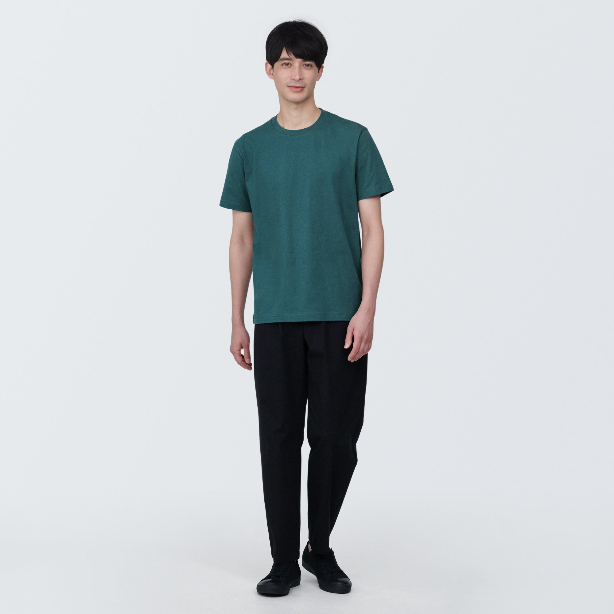 Men's Washed Jersey Crewneck Short Sleeve T-Shirt