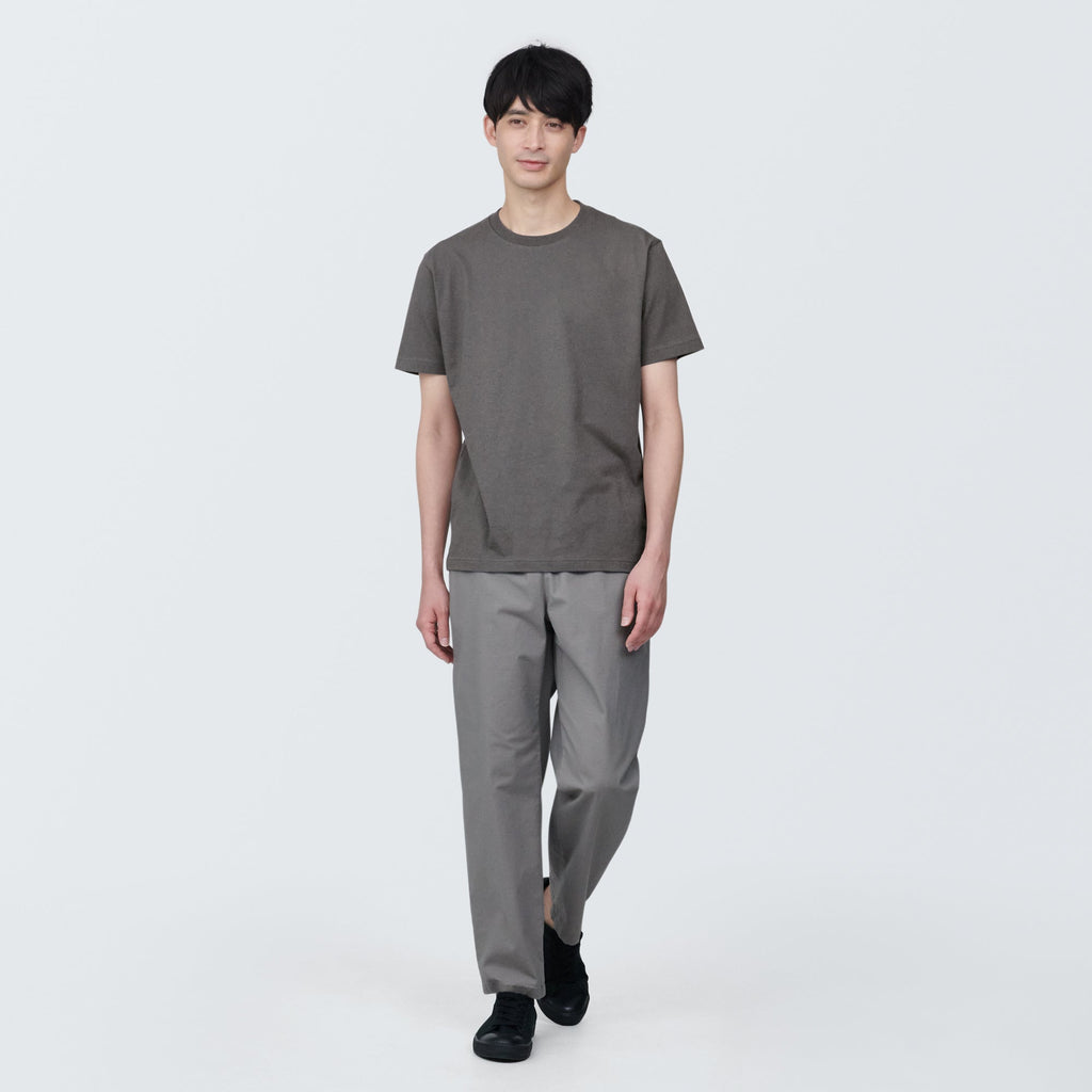 Men's Washed Jersey Crewneck Short Sleeve T-Shirt