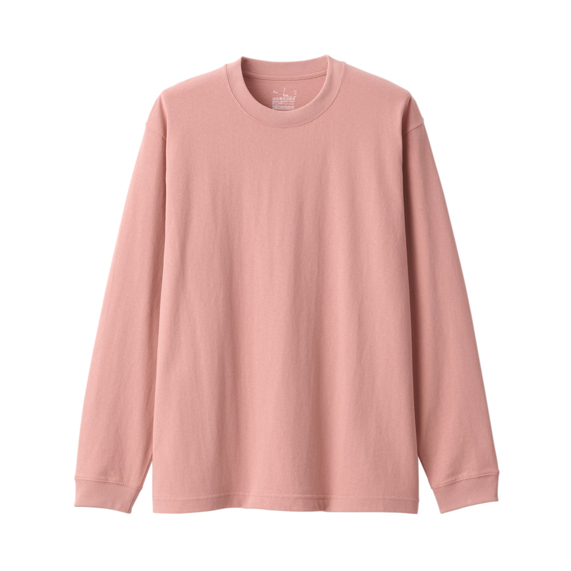 Men's Washed Heavyweight Crewneck Long Sleeve T-Shirt