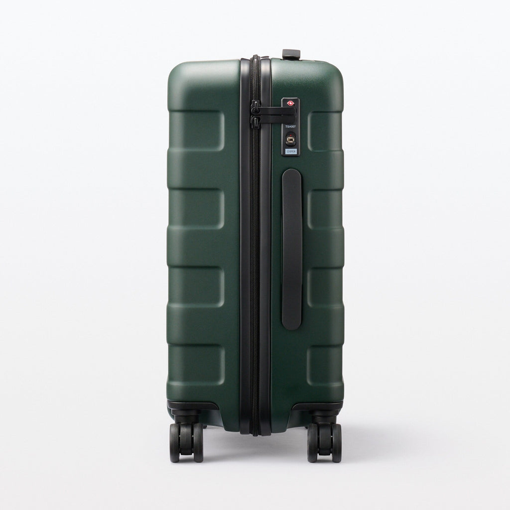 Adjustable Handle Hard Shell Suitcase 36L - Khaki Green | Carry-On
